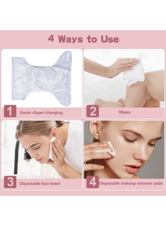 Babygoal Baby Cloth Diaper Liners 2 Pack, Rayon from Bamboo Liners for Cloth Diaper Nappy (200 Sheets) 2BBT01 - Image 3