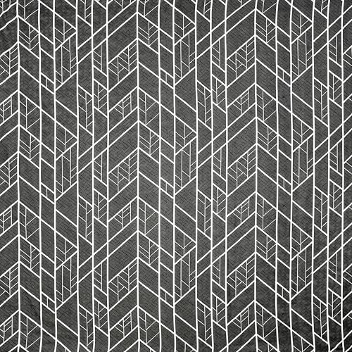 AMEYAA Premium Heavy Cotton Elastic Fitted Abstract Bedsheets with 2 King Size Pillow Covers || Double Bed with All Around Elastic 350 TC || 72 x 78 x 10 Inch King Size Fitted || Black - Image 5