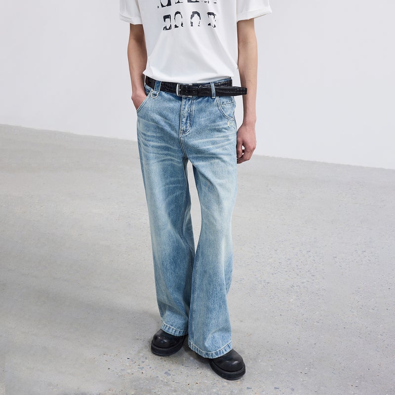 Unisex Casual Daily Denim Jeans - Image 3