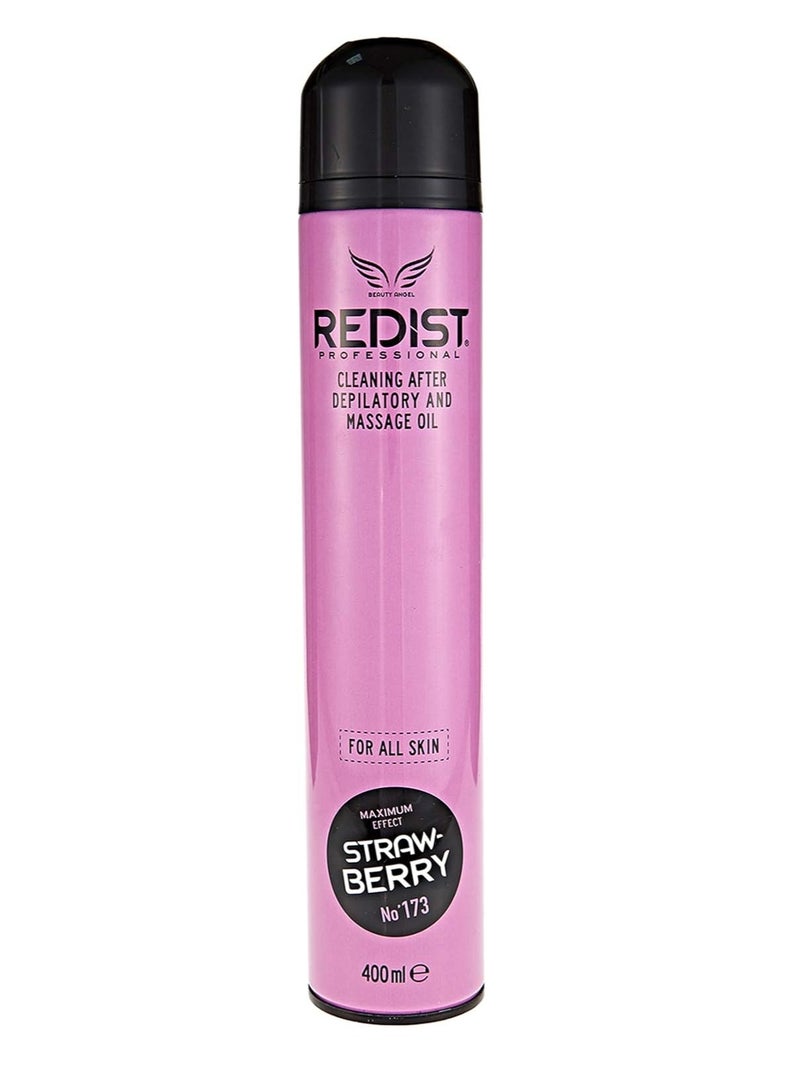 Redist Cleansing & Massage Oil Spray - Strawberry No. 173 - Nourishing & Hydrating Oil, 400ml - Image 1