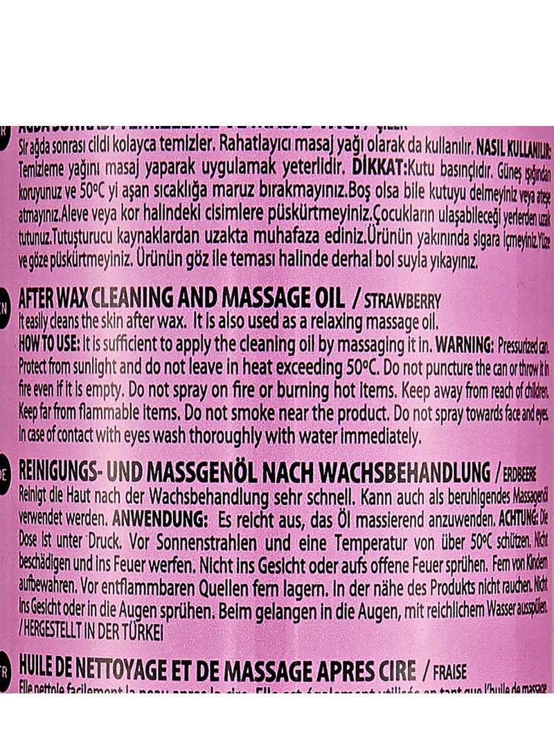 Redist Cleansing & Massage Oil Spray - Strawberry No. 173 - Nourishing & Hydrating Oil, 400ml - Image 4