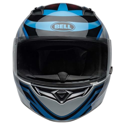 BELL Qualifier Full-Face Motorcycle Helmet (Gloss Conduit Blue/Black - Large) - Image 2