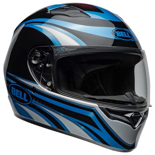 BELL Qualifier Full-Face Motorcycle Helmet (Gloss Conduit Blue/Black - Large) - Image 1