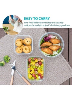 BLACKSTONE Glass Food Container with Airtight Lid Square Shape 1220ml  - Image 3