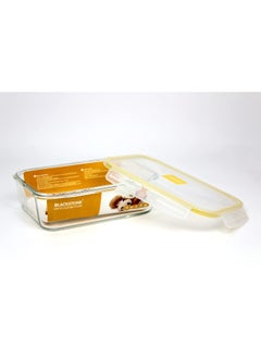 BLACKSTONE Glass Food Container with Airtight Lid Square Shape 1220ml  - Image 5
