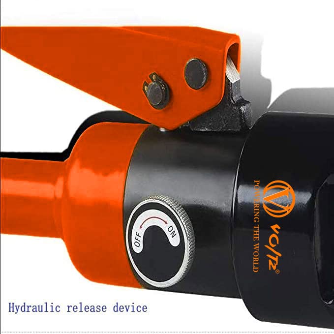 VOLTZ VZ-HC-300 (12 DIES) 10-300mm2 Hydraulic Crimping Tool Wire Terminal Crimper Copper, Aluminium Terminal Pliers 16Tons Hydraulic Crimper Tool for Cable Lugs Terminal HC-300 manual crimper - Image 5