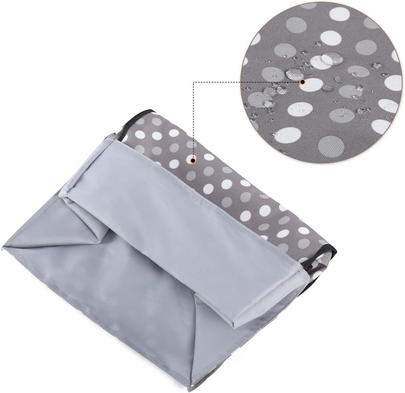 LUXJA Dust Cover Compatible with 6-8 Quart Stand Mixer, Cloth Cover with Pockets for Stand Mixer and Extra Accessories (Compatible with 6-8 Quart Stand Mixer), Gray Dots Demand fit global economical quality - Image 4