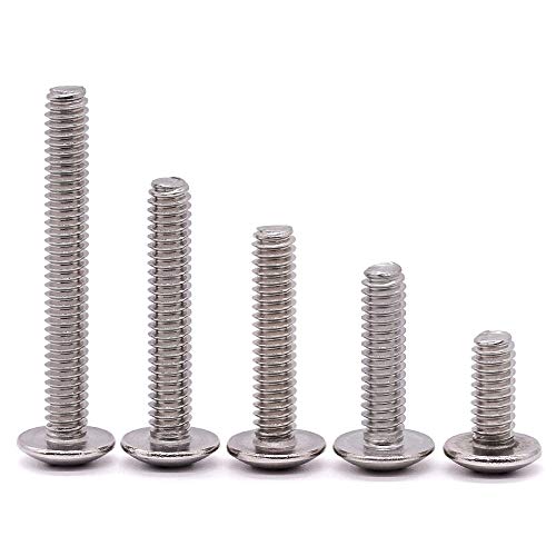 EASTLO M4-0.7 x 10mm Truss Head Machine Screws, 304 Stainless Steel 18-8, Phillips Drive, Mushroom Head Machine Screws, Full Coarse Thread UNC, 100 PCS - Image 5
