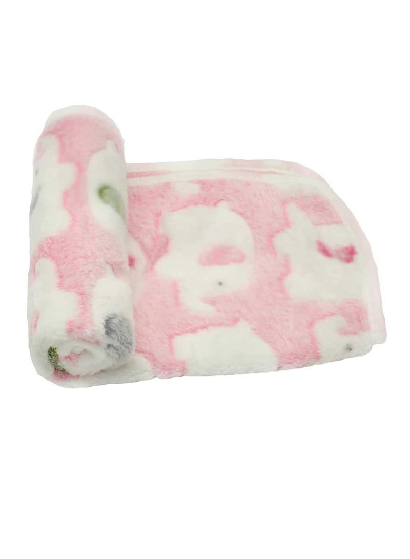 Generic 3 Pack  Dog Blankets, Super Soft Cute Elephant Pattern Pet Blanket, Flannel Throw Blankets Cozy Blankets for Puppy Dogs Fluffy Cats (Small(23x16), Blue/Pink/Yellow)  - Image 5