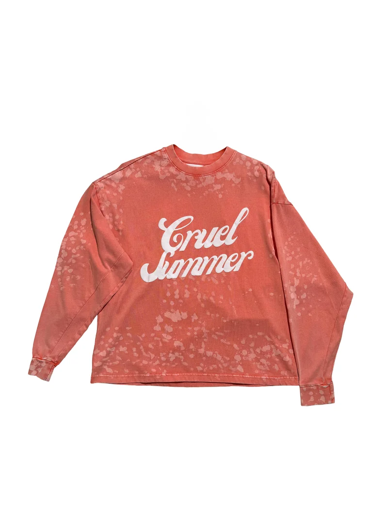 فلاش موب نيشن Pink FM Cruel Summer Long‑Sleeve Graphic T‑Shirt