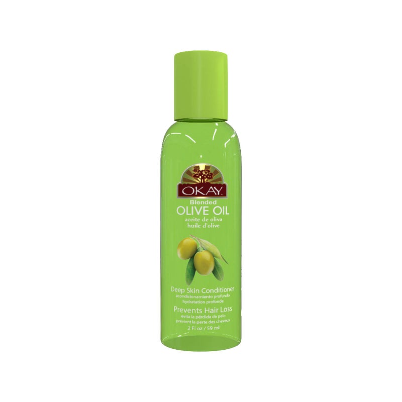 OKAY OLIVE BLENDED OIL for HAIR and SKIN 2oz 59ml