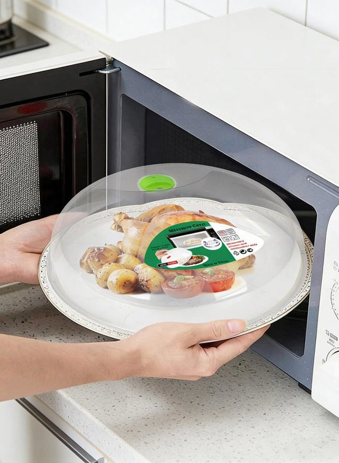 HENYU Microwave Splatter Cover, Microwave Cover for Food, Large Microwave Plate Cover Guard Lid with Steam Vents Keeps Microwave Oven Clean, 11.5 Inch BPA Free & Dishwasher Safe - Image 5