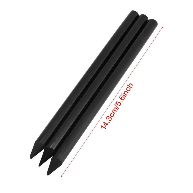 deziine deziine Woodless Charcoal Pencil Professional For Artist Drawing Sketching Black 3 Pcsset  - Image 5