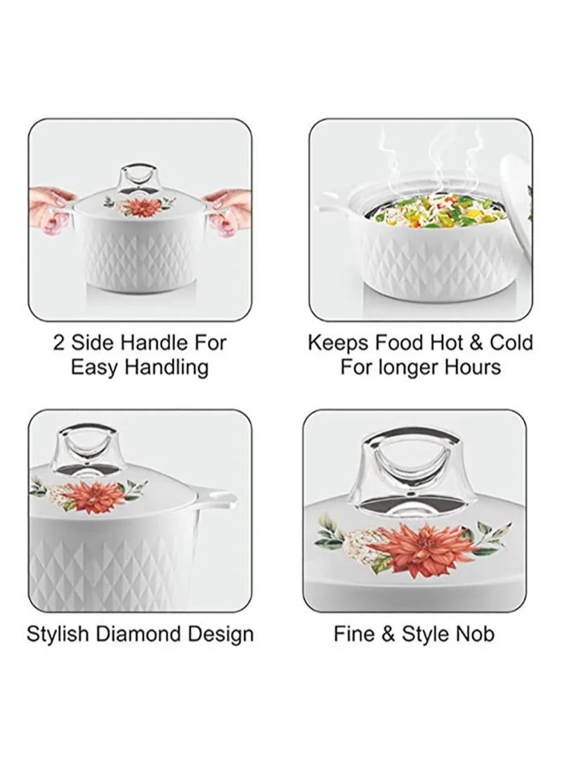 BASURRAH Diamond Food Container Set 3 Pieces 19-22050 - Image 3