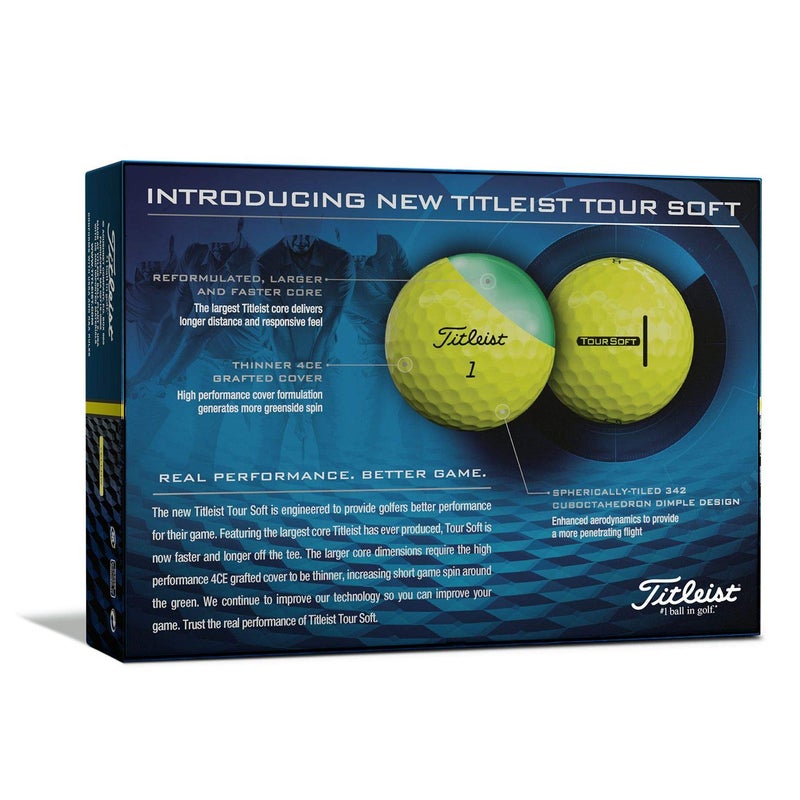 Titleist Tour Soft Golf Balls, Yellow, (One Dozen) - Image 5