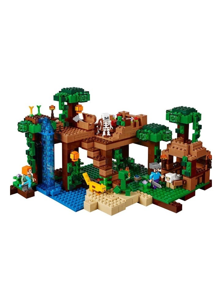 Game Blocks, 618 PCS The Deluxe Village Building Block Set with Children's Educational Game Accessories, Miniature World Building Toys Cube Construction, Puzzle Building Block Family Par  - Image 2