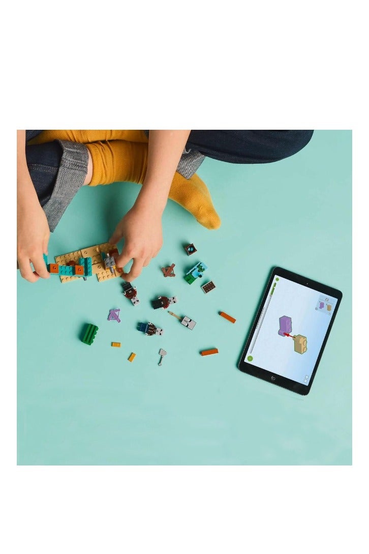 Game Blocks, 618 PCS The Deluxe Village Building Block Set with Children's Educational Game Accessories, Miniature World Building Toys Cube Construction, Puzzle Building Block Family Par  - Image 3