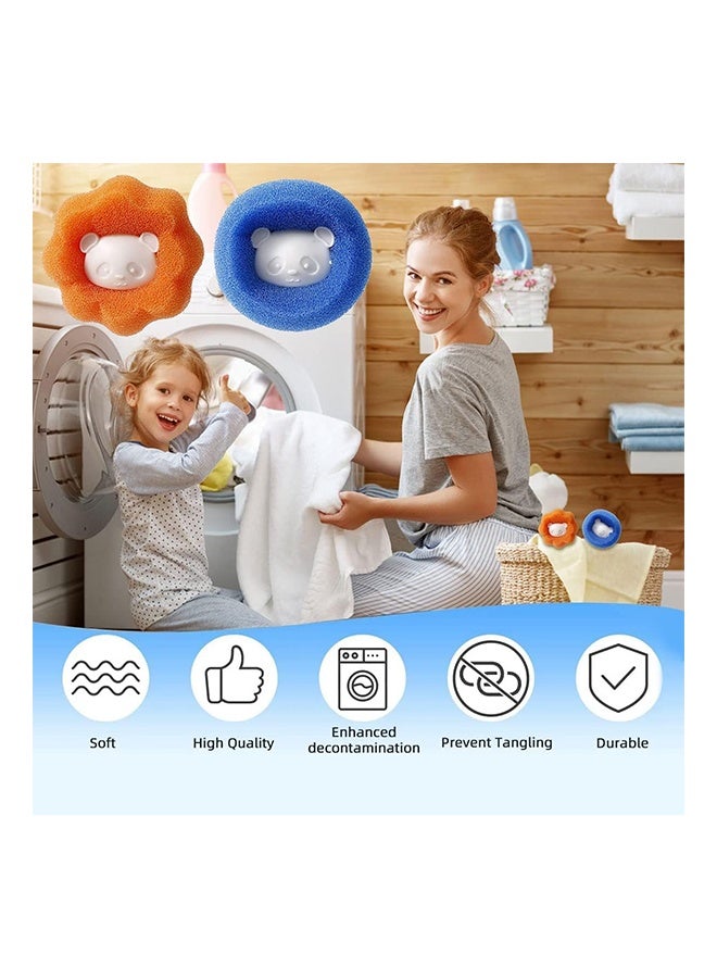 8Pcs Pet Hair Remover for Laundry Laundry Pet Hair Catcher Washing Machine Hair Catcher Washing Balls Dryer Balls for Clothing Dog Cat Pet Fur Remover  - Image 3