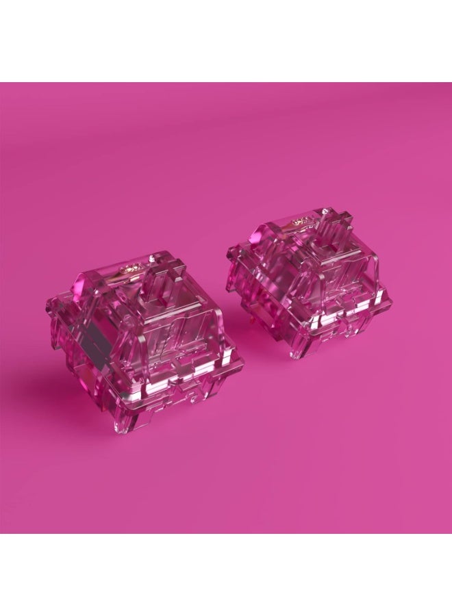 Akko Crystal Wine Red Switches (45 PCS) - Image 5