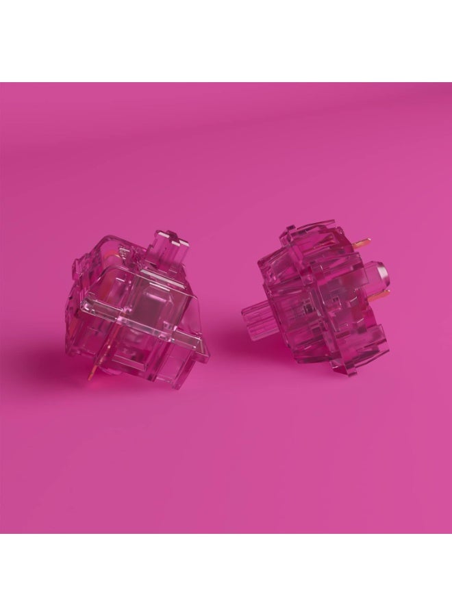 Akko Crystal Wine Red Switches (45 PCS) - Image 2