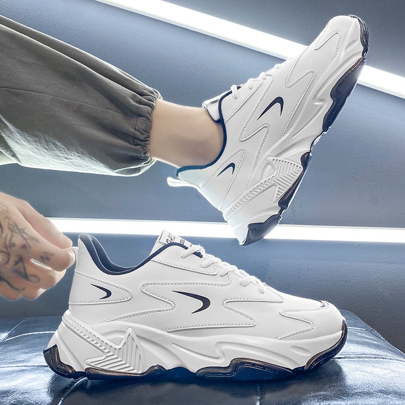 Trendy Brand Men'S Shoes Winter Youth Sports Casual White Shoes Increased Putian Torre Trendy Shoes Autumn - Image 4