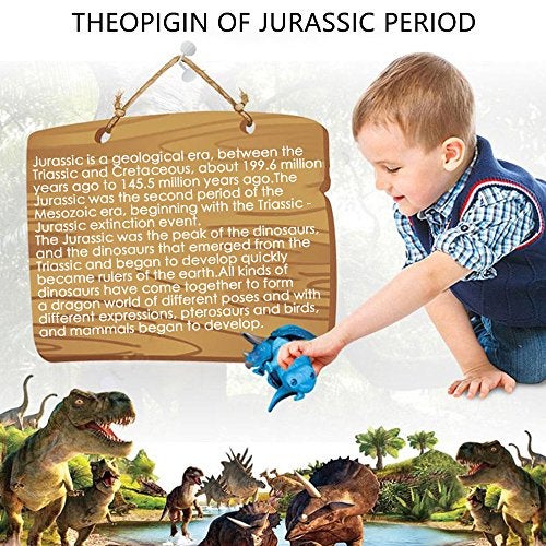 COFFLED 4 Pack Different Hatching Eggs Dinosaur Toys for 3+ Year Old Kids,Magic Egg that Hatch Dinosaurs Toy for Boy Girl Dino Fans,Deformation T-rex,Pterosaurs,Brachiosaurus,Triceratops(Random Color) - Image 4