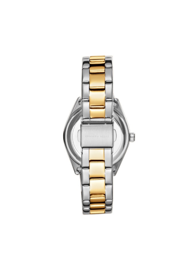 KENNETH SCOTT Women's Stainless Steel Analog Watch K24509-TBTW - 33 mm  - Image 3