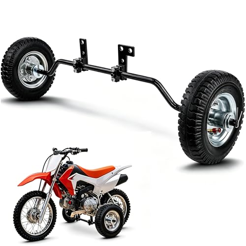 Harsire Dirt Bike Training Wheels for PW50 MX125 CRF50 Universal Fit 50cc 49cc Kids Dirt Bikes Compatible with yamaha PW50TTR50 razor MX125MX350MX400 honda CRF50 Easy Install 10Year Warranty - Image 1