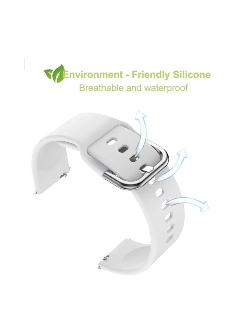 Strap Silicone 22MM Band For Samsung galaxy watch 3 45mm /galaxy 46mm/Gear S3/Huawei watch GT3 46MM/Huawei Watch 3/3 Pro/GT2E/GT 46mm/GT2 Pro/GT2 46MM/ Honor Magic Watch 2 - Image 3