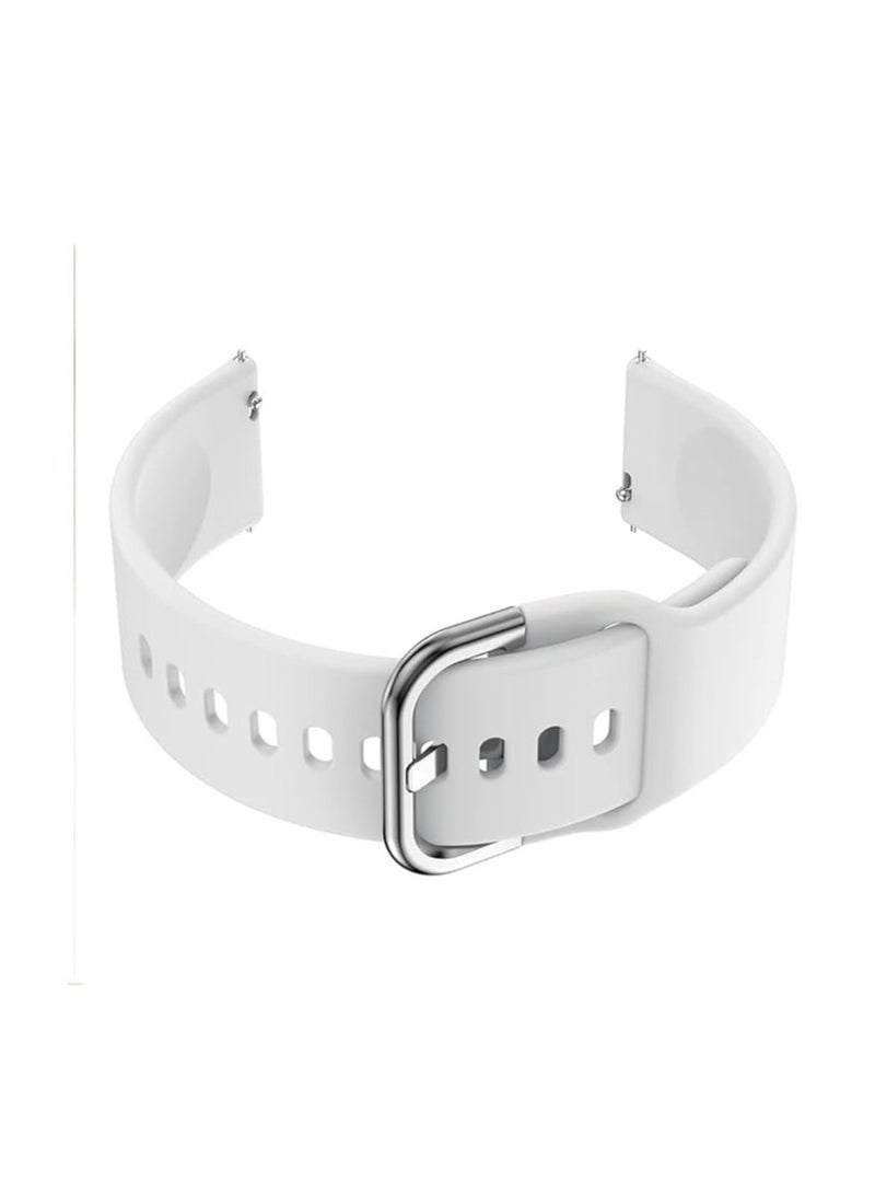 Strap Silicone 22MM Band For Samsung galaxy watch 3 45mm /galaxy 46mm/Gear S3/Huawei watch GT3 46MM/Huawei Watch 3/3 Pro/GT2E/GT 46mm/GT2 Pro/GT2 46MM/ Honor Magic Watch 2 - Image 4