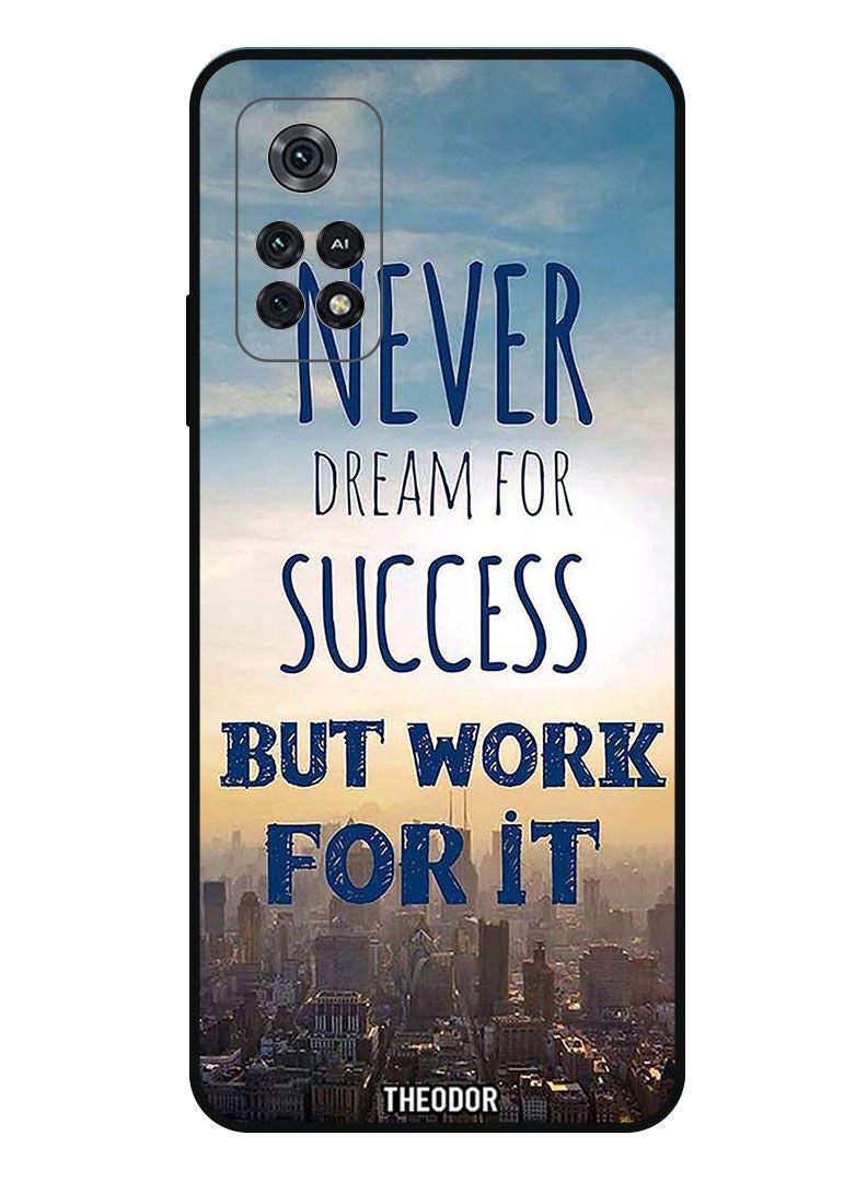 Theodor Protective Case Cover For Xiaomi Poco M4 Pro   Never Dreams For Success - Image 1