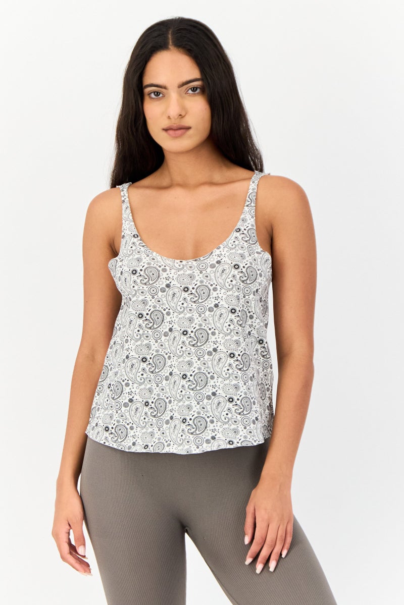 Hurley Women Sportswear Fit Sleeveless Training Tank Top, Multicolor  - Image 1
