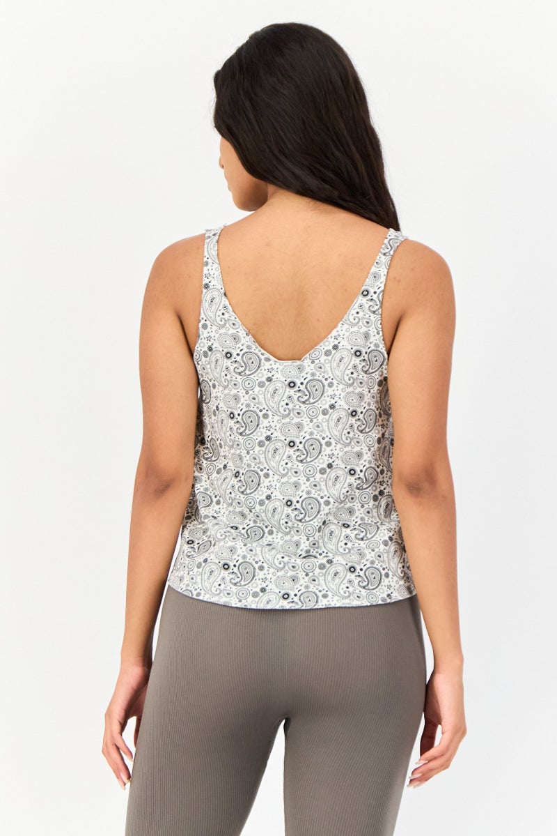 Hurley Women Sportswear Fit Sleeveless Training Tank Top, Multicolor - Image 2