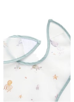 mothercare Pack of 2, Unisex Crumbcatchers Bibs 100% Peva  - Image 5