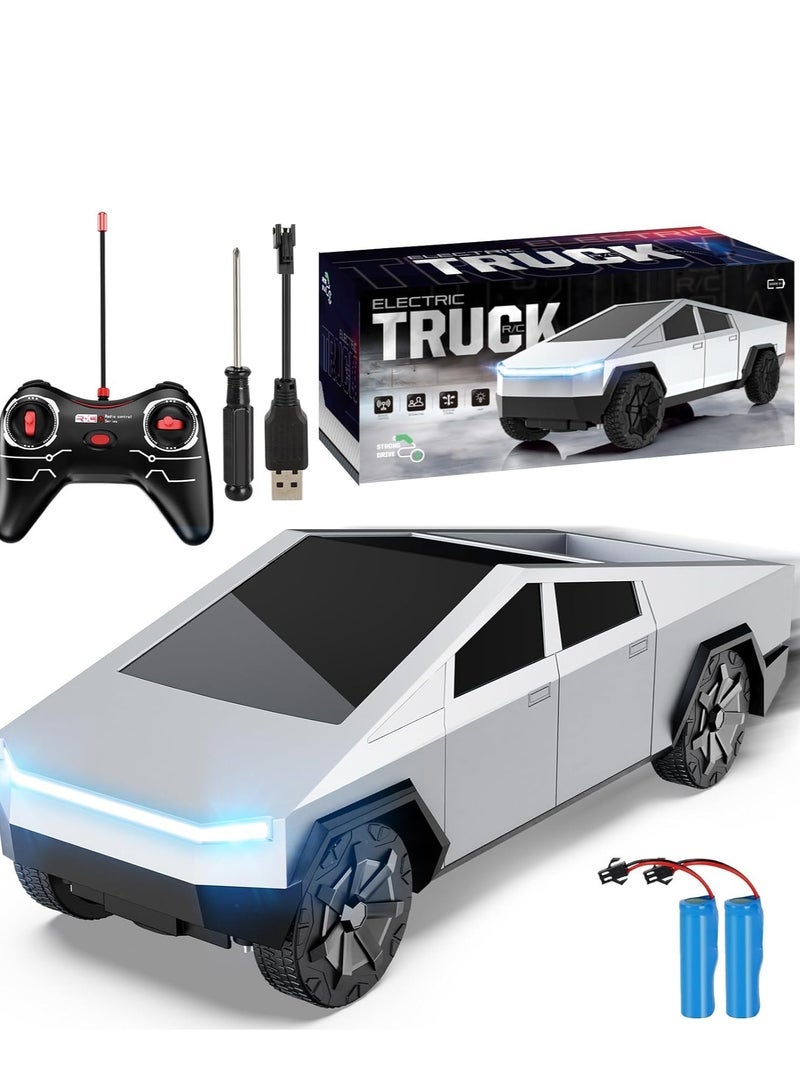 Truck 1:24 RC Car Toys - سيارة تحكم عن بعد عالية السرعة لجميع التضاريس مع ضوء ومساحة تحميل ، ألعاب مركبة كهربائية للأطفال ، هدايا للأطفال والفتيان والبنات - Image 1