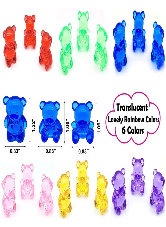 AiFanS Counting Bears for Kids, 72 PCS Math Counters with Storage Box, Montessori Color Sorting & Counting Toys for Toddlers, Preschool Educational Math Manipulatives for STEM Learning (3 Styles) - Image 3