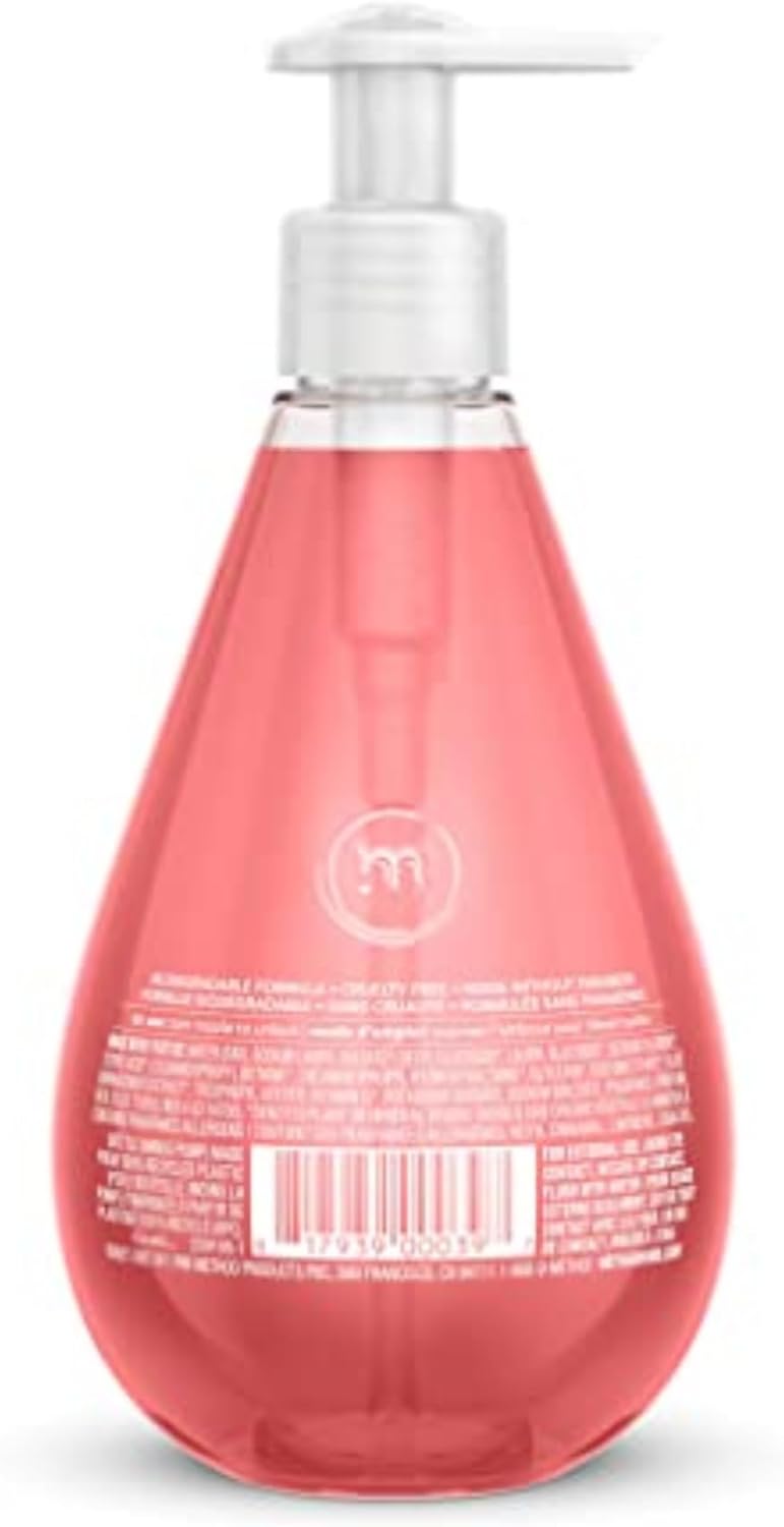 Method Gel Hand Soap, Pink Grapefruit - 12 oz Bottles, 6 Pack - Image 2