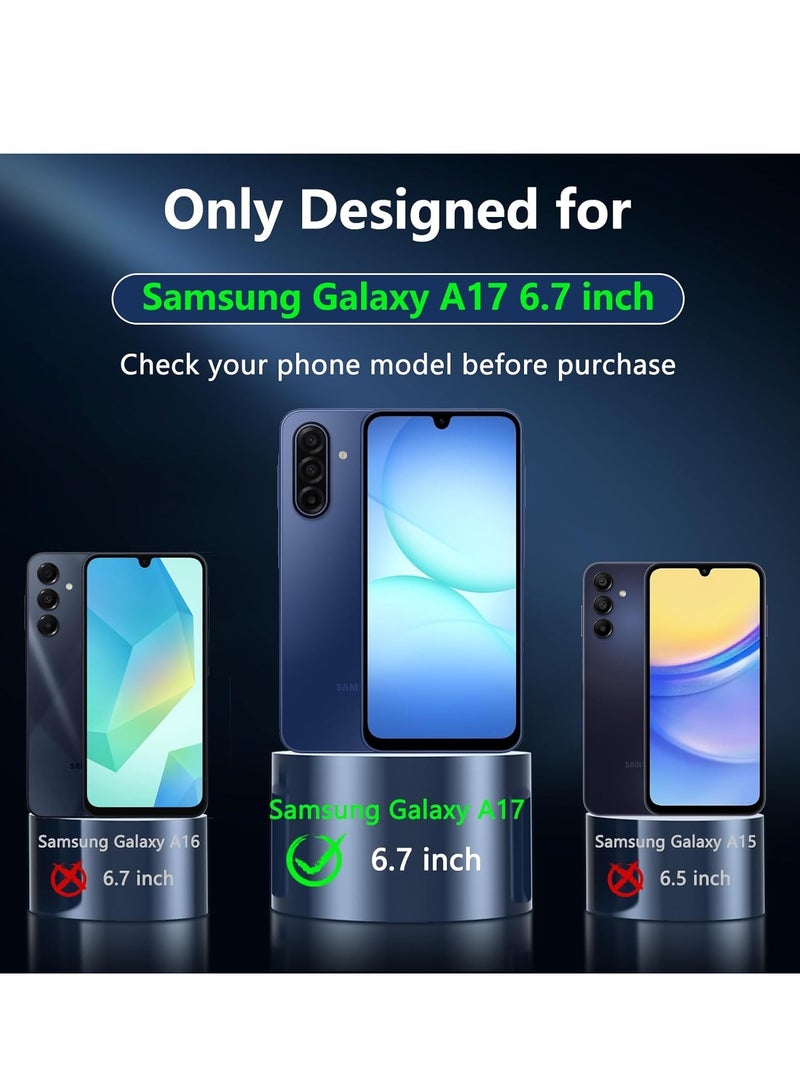 بورتوني جراب شفاف لهاتف Samsung Galaxy A17 4G/5G بزوايا معززة، جراب نحيف مناسب لهاتف Galaxy A17، جراب مقاوم للصدمات ومقاوم للاصفرار لهاتف Samsung Galaxy A17 4G/5G - Image 2