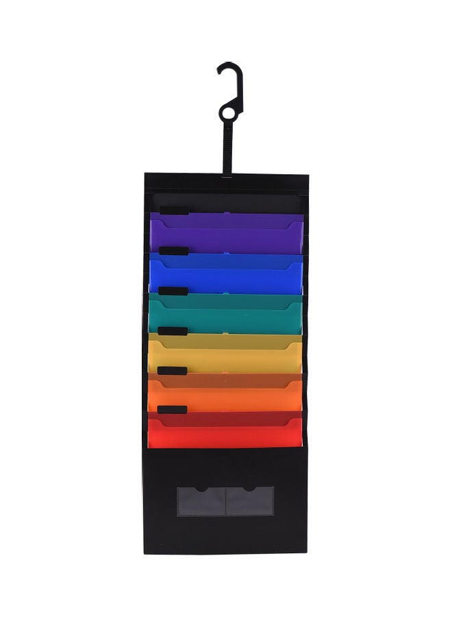 Loquat 6-Pockets Hanging File Folder Multicolour - Image 1