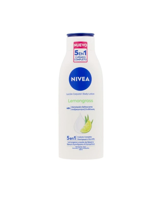 Nivea Lemongrass Body Lotion 5 In 1 400ml - Image 1