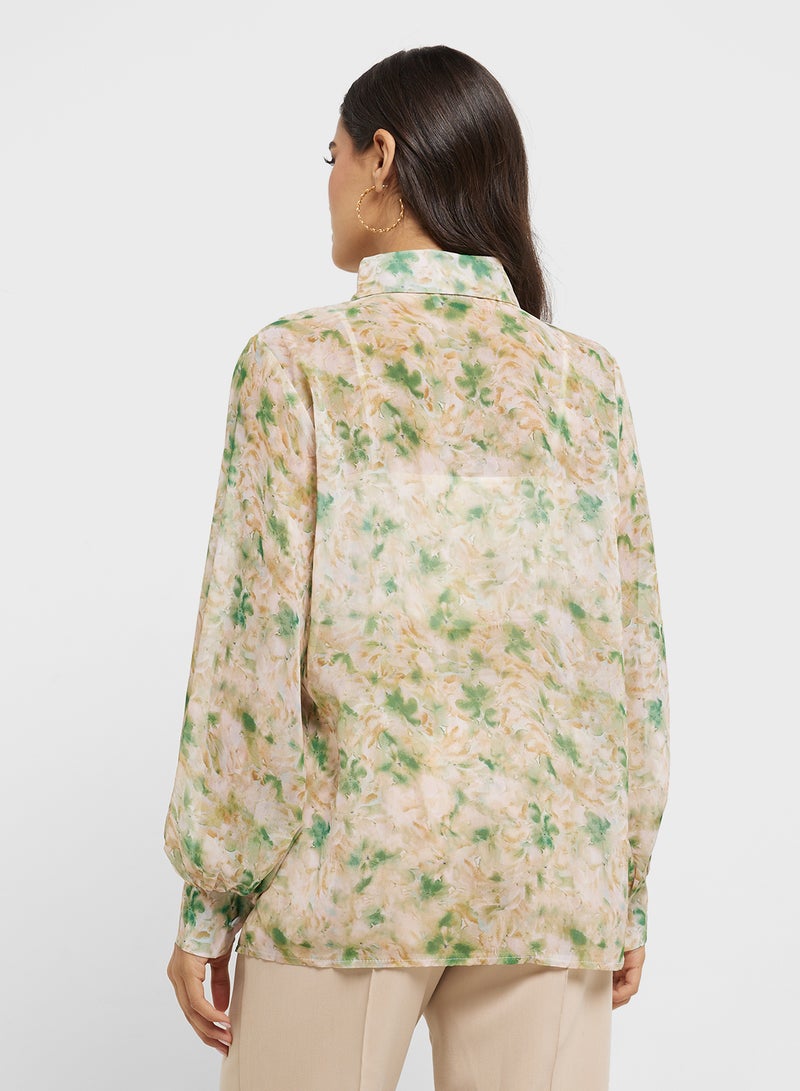 ELLA Floral Print Top  - Image 2