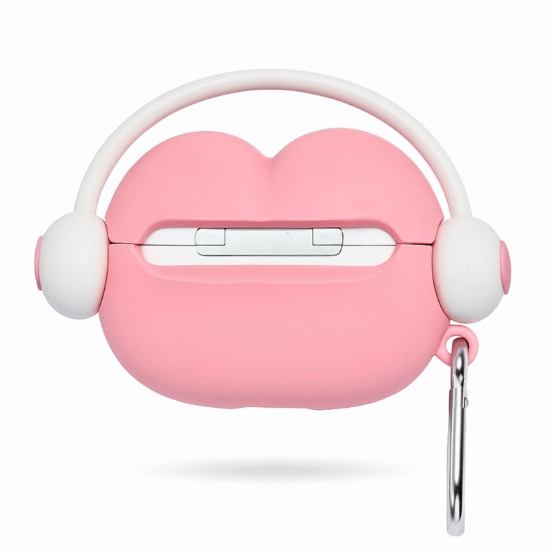 EMOH ROCED Compatible with AirPods Pro 2 Case with Cleaner Kit and Keyhook, Protective, Supports Wireless Charging Case Cover for AirPod Pro 1st/2nd Generation (2022/2019) (Kitty Pink) - Image 5