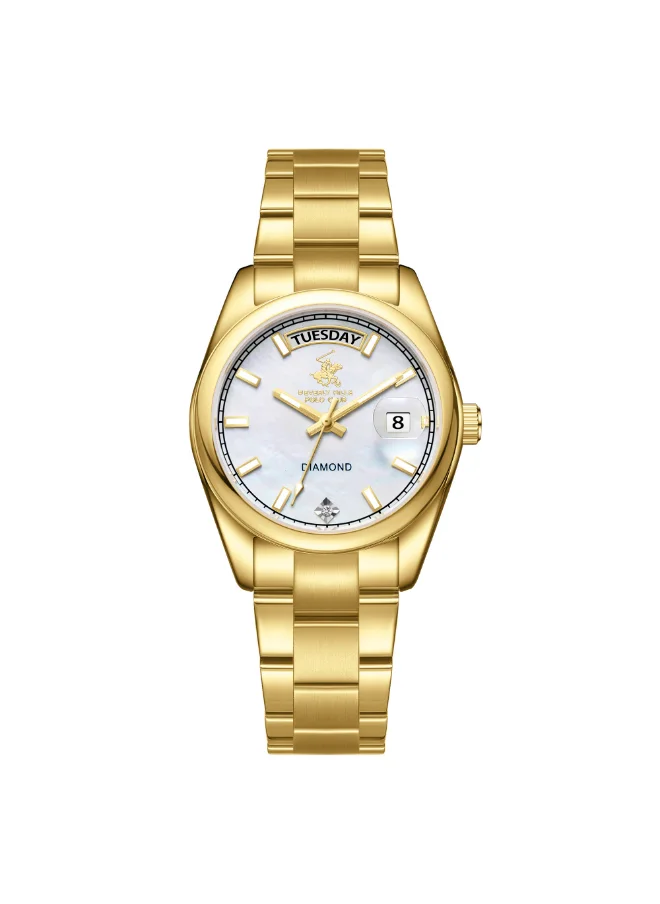 بيفرلي هيلز بولو كلوب BEVERLY HILLS POLO CLUB Women Analog Mother of Pearl Dial Watch - BP3709X.120