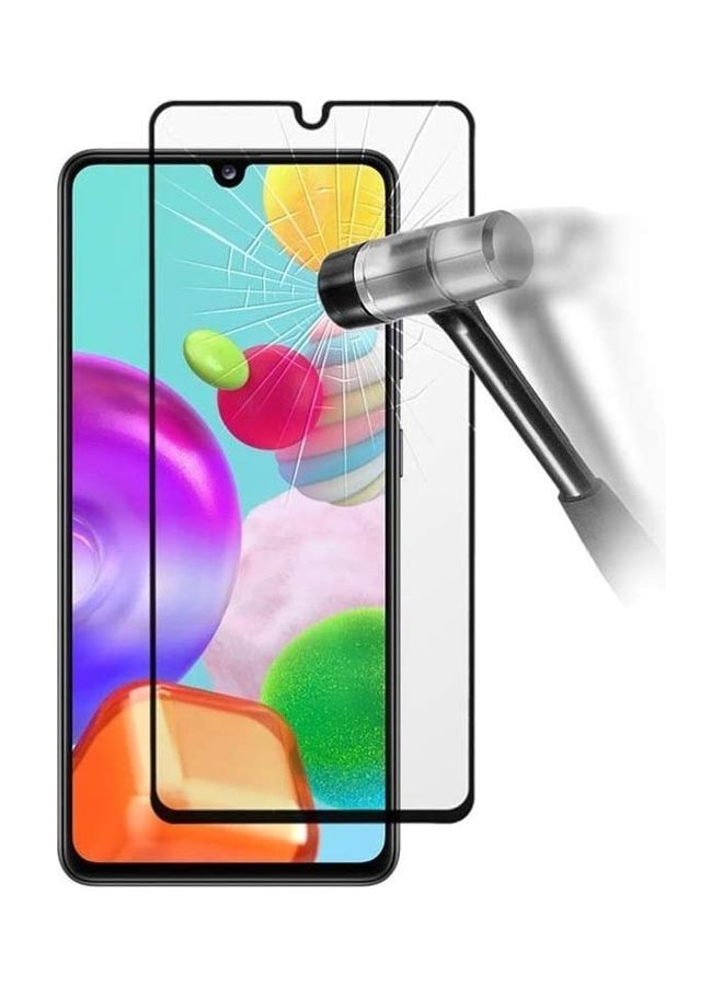 ICS Tempered Glass Screen Protector For Samsung Galaxy A41 Clear/Black - Image 2