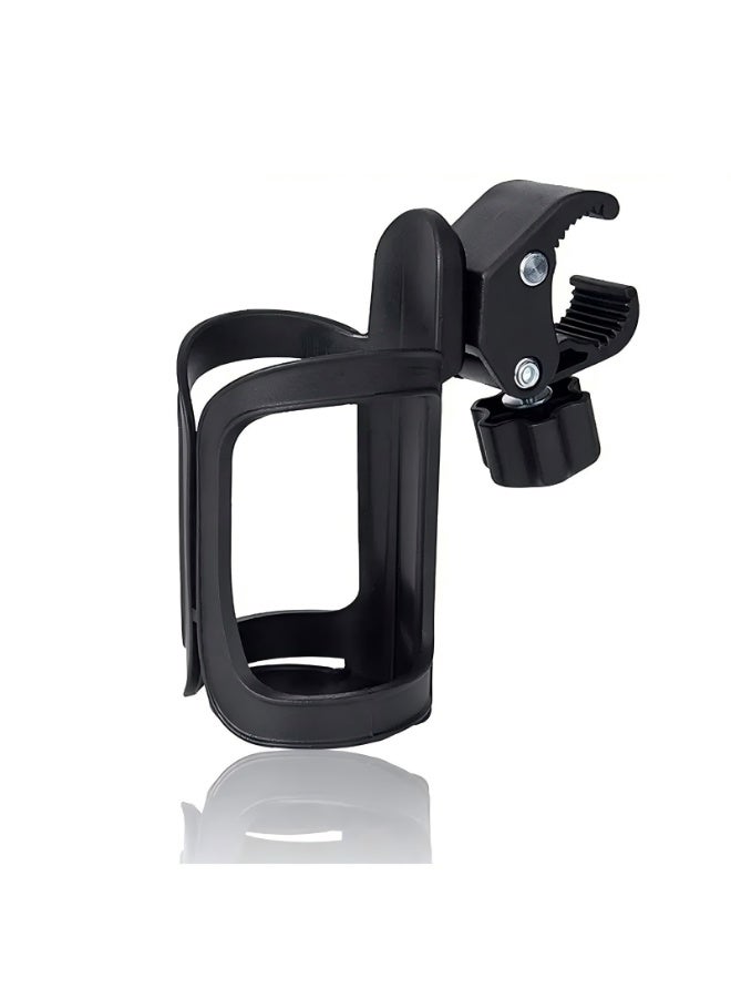 حامل زجاجة دراجة هوائية قابل للدوران 360 درجة مثبت على المقود حامل أكواب مياه حامل زجاجة دراجة هوائية للأطفال حامل زجاجة دراجة هوائية لعربة الأطفال - Image 1