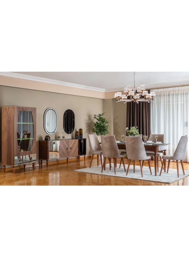 Kabbani Furniture Multicolour Dining Room With Chairs - Image 2