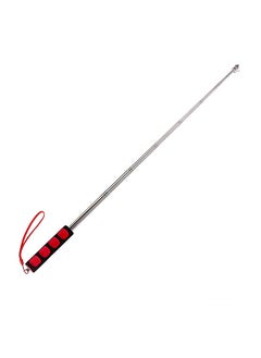 NIBEMINENT Stainless Steel Telescopic Flag Pole With Rubber Handle Red/Silver  - Image 3
