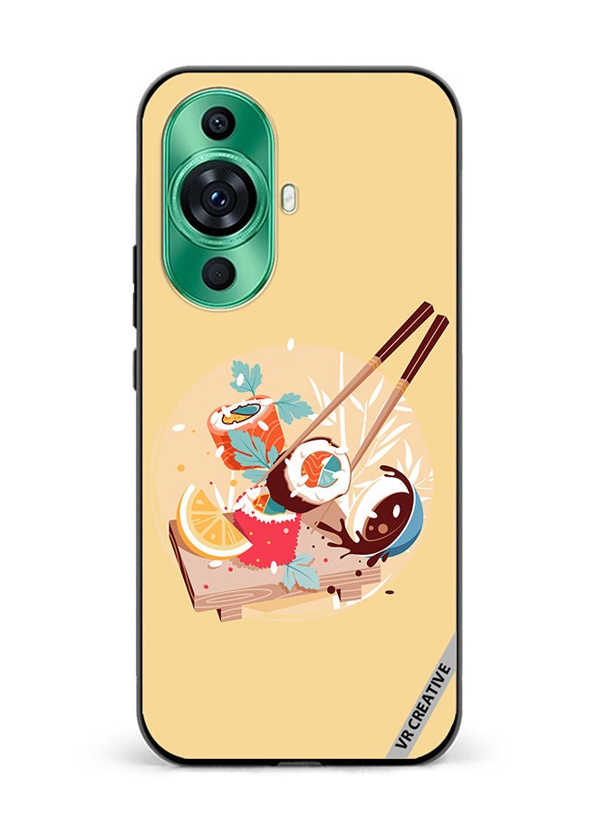 VR CREATIVE Protective Case Cover For Huawei nova 11 Sushi Design Multicolour - Image 1