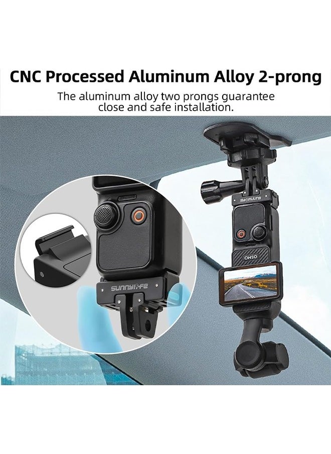 Sunnylife Pocket 3 Mount Tripod Adapter for DJI Osmo Pocket 3 Aluminum Alloy Quick Release Mount Accessories  - Image 3