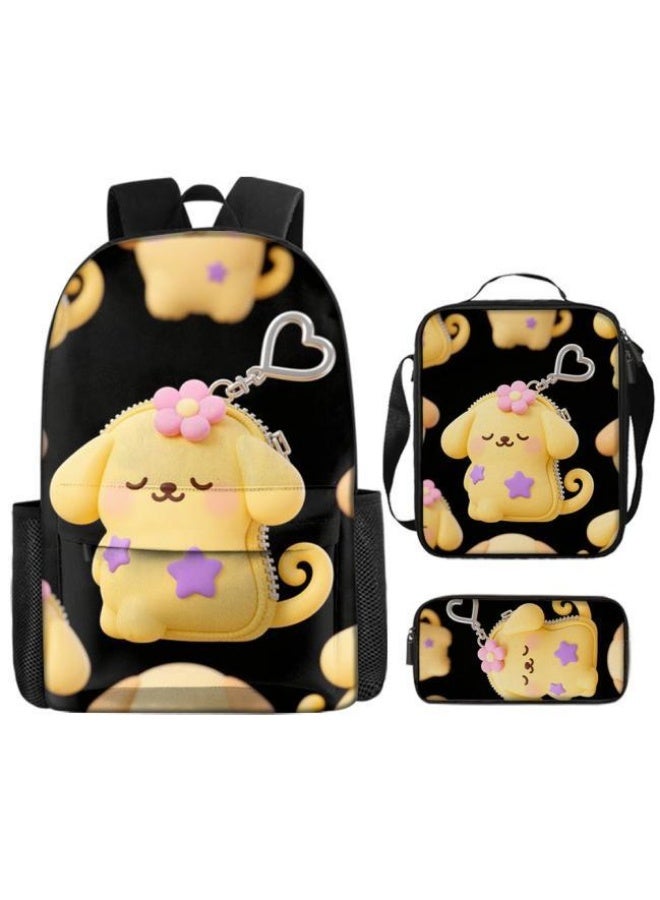 Bright Li Fire A good helper for cute travel! Exclusive cartoon bags for children and teenagers, three-piece set, light and comfortable (available for students, children, friends on outings, mountain climbing, going to school, etc.) - 90 - Image 2